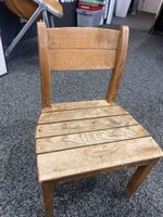Holzstuhl, Vintage Kinderstuhl, Retro Stuhl, 56cm hoch 🪑