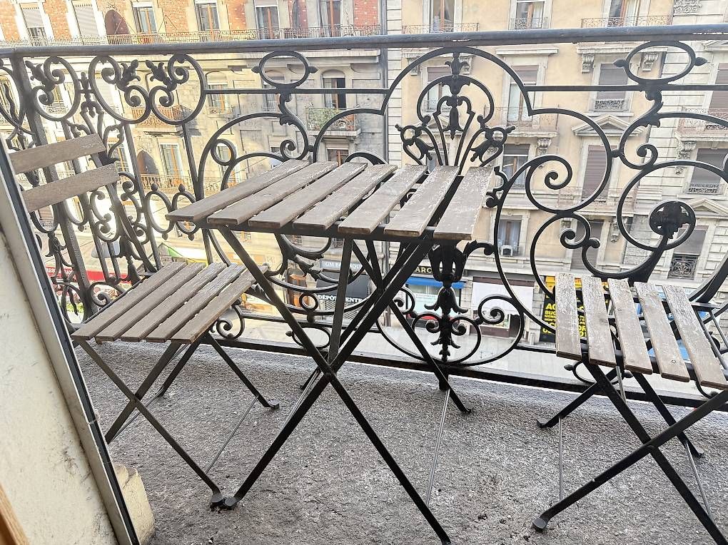 Set di tavolo e panche: Ensemble table et 2 chaises pliantes de balcon IKEA TÄRNÖ – Usato da Genève venduto da ech_96wh