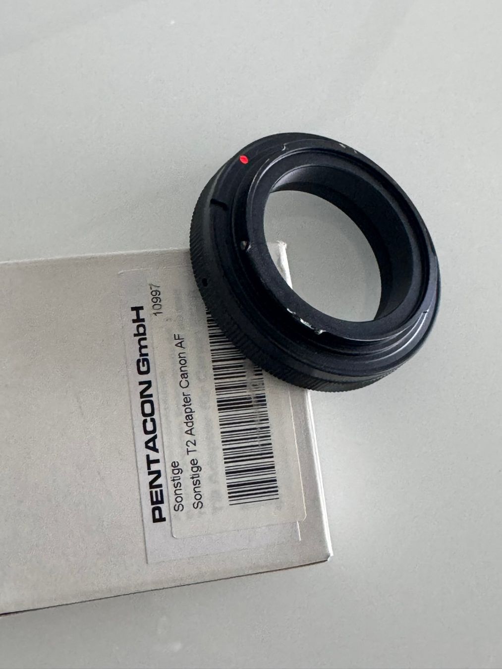Canon Adattatori foto: Pentacon T2 Adapter Canon AF , Neuwertig! – Nuovo (secondo la descrizione) da Uhwiesen venduto da mic_kd6g
