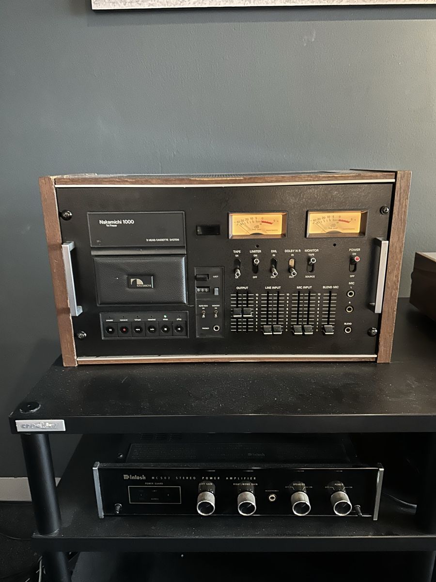Apparecchi a nastro: Nakamichi 1000 tape cassette – Usato da Vevey venduto da Dborg