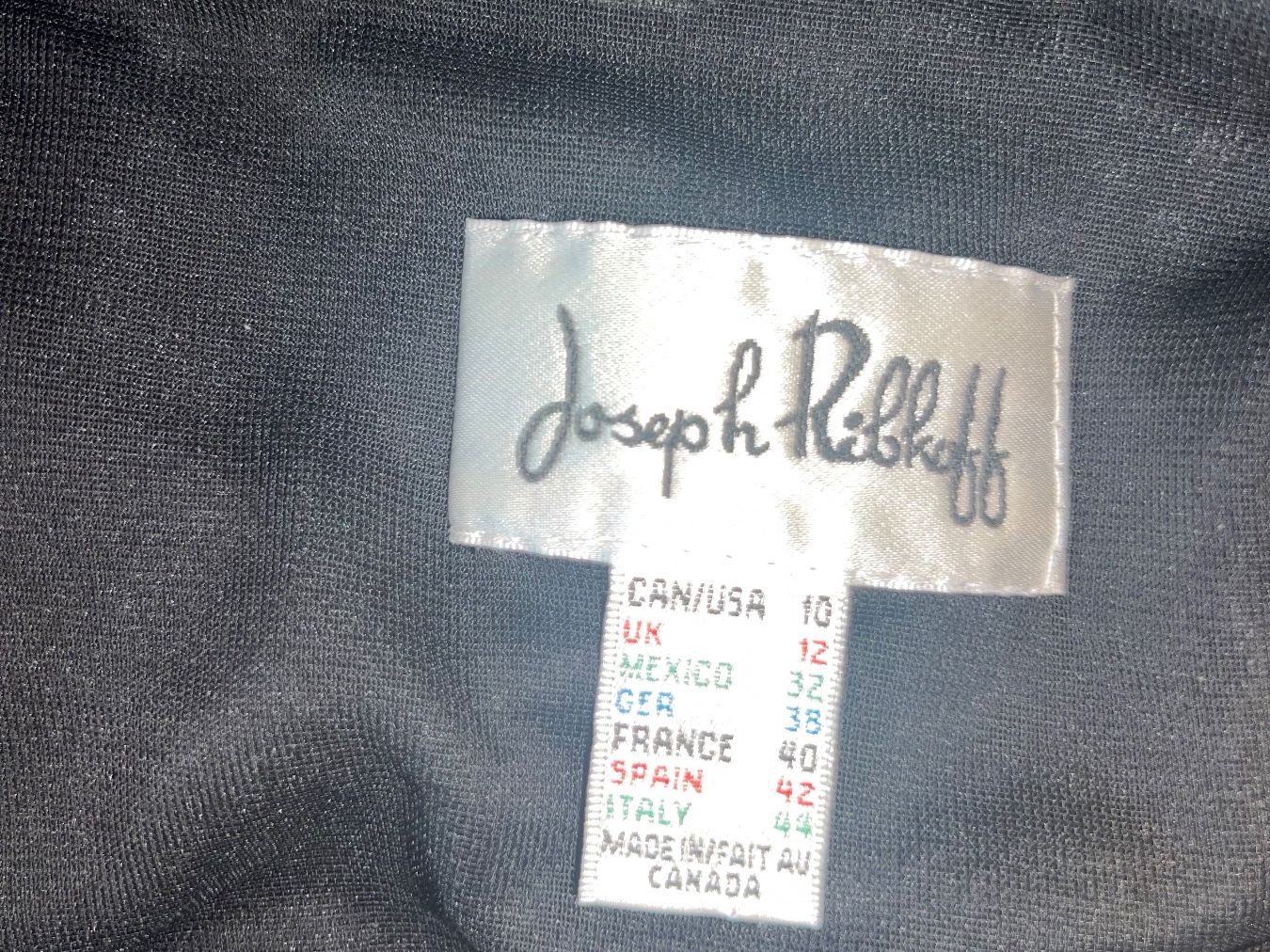 Joseph Ribkoff Kleider: Kleid schwarz grau JOSEPH RIBKOFF 38 neu – Neu (gemäss Beschreibung) aus Dornach von samuti 4