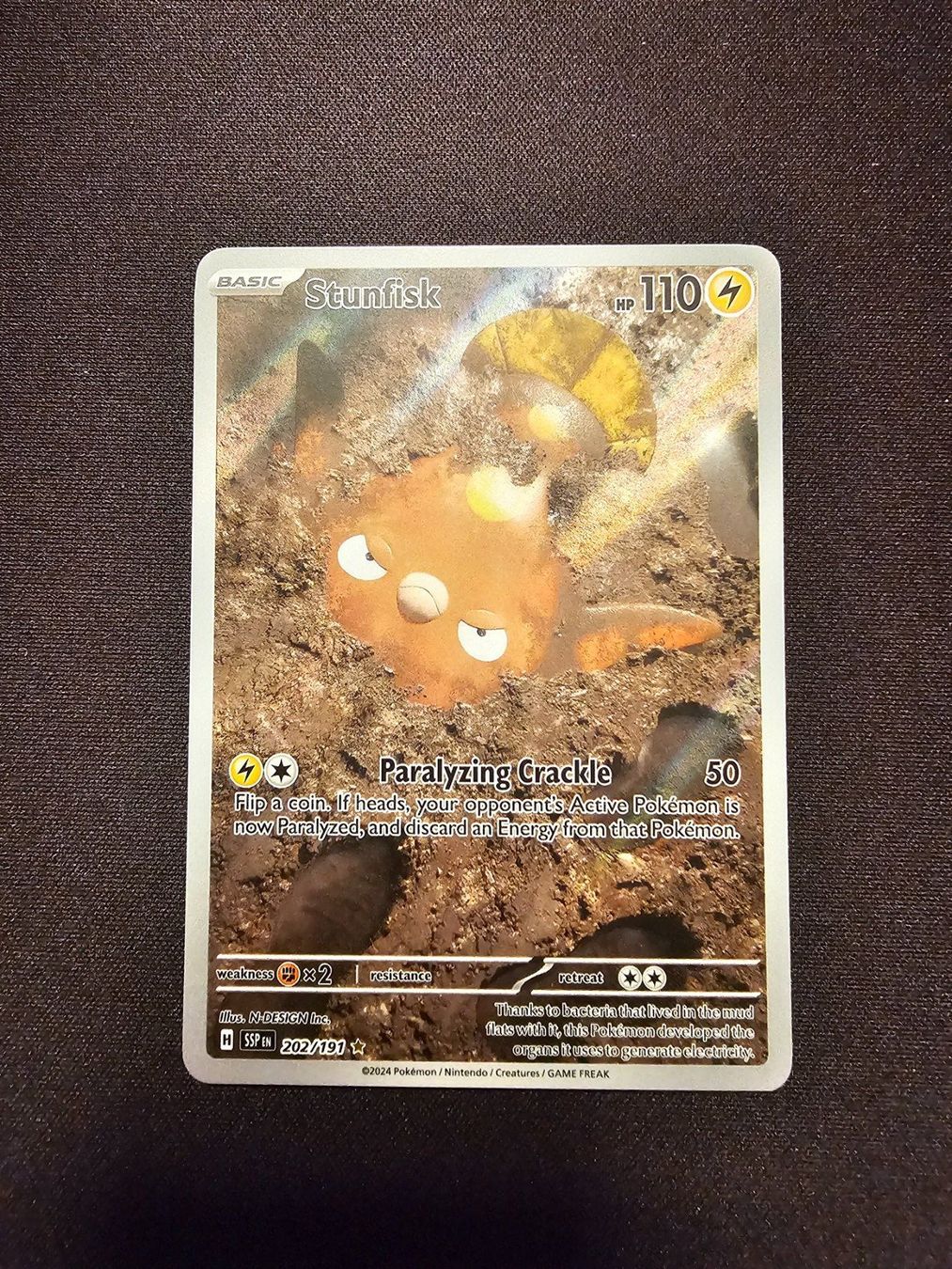 Pokémon Cartes à collectionner: Stunfisk  EN 202/191 – D'occasion à Lufingen par Argannon