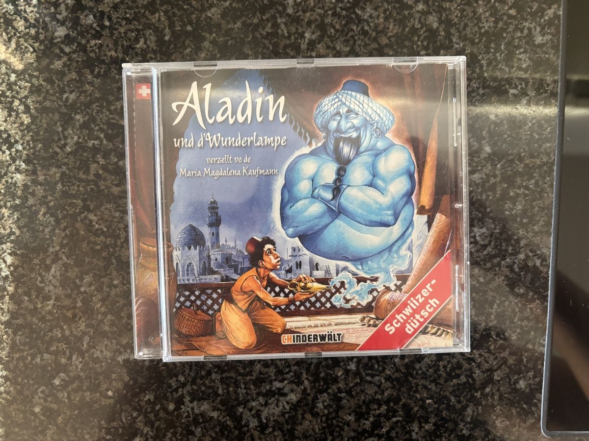 CDs: Aladin und d'Wunderlampe Schweizerduetsch CD  – Gebraucht aus Grosswangen von Sunnyday35