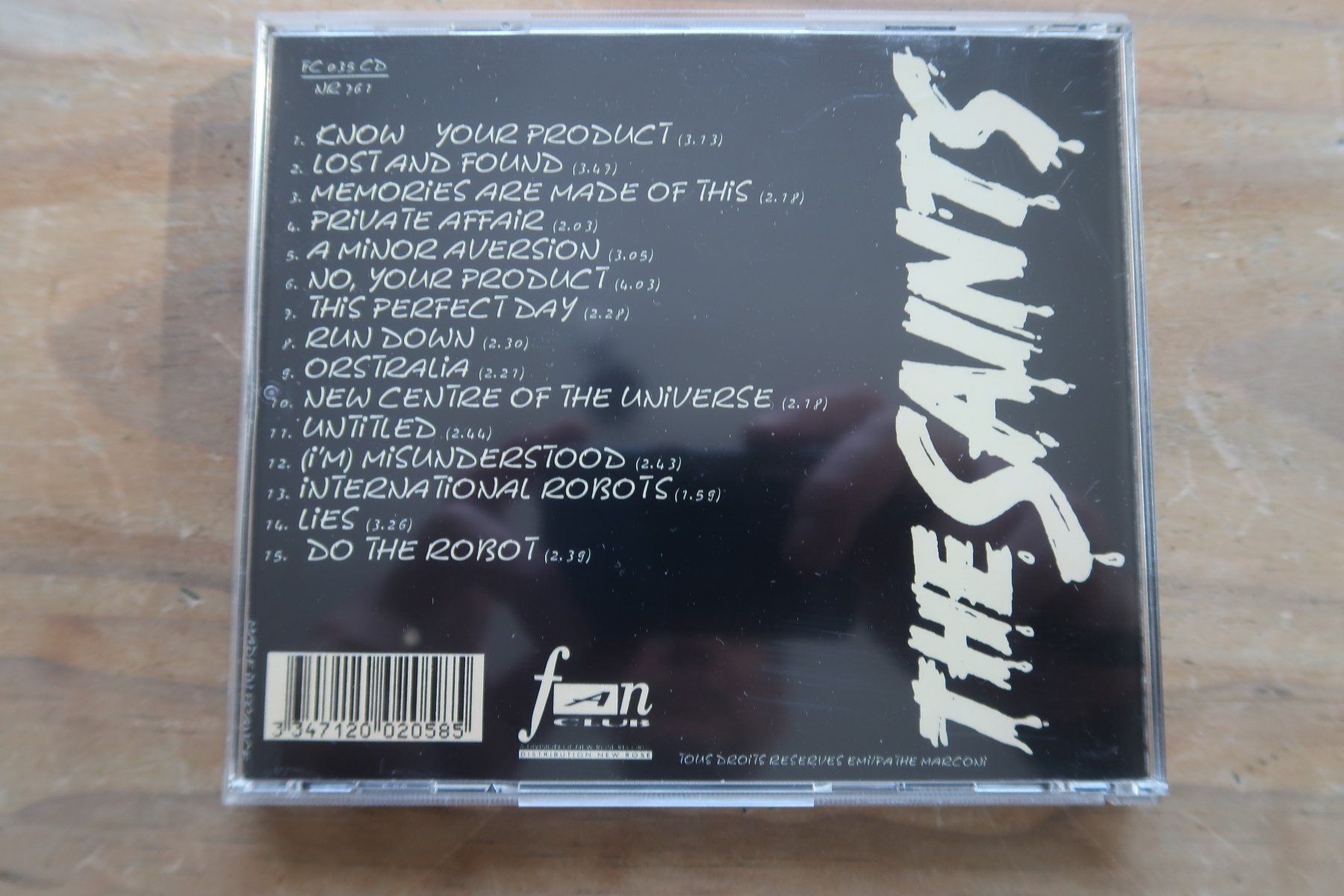 CD: THE SAINTS - ETERNALLY YOURS - CD – Usato da Basel venduto da Patiscat 1