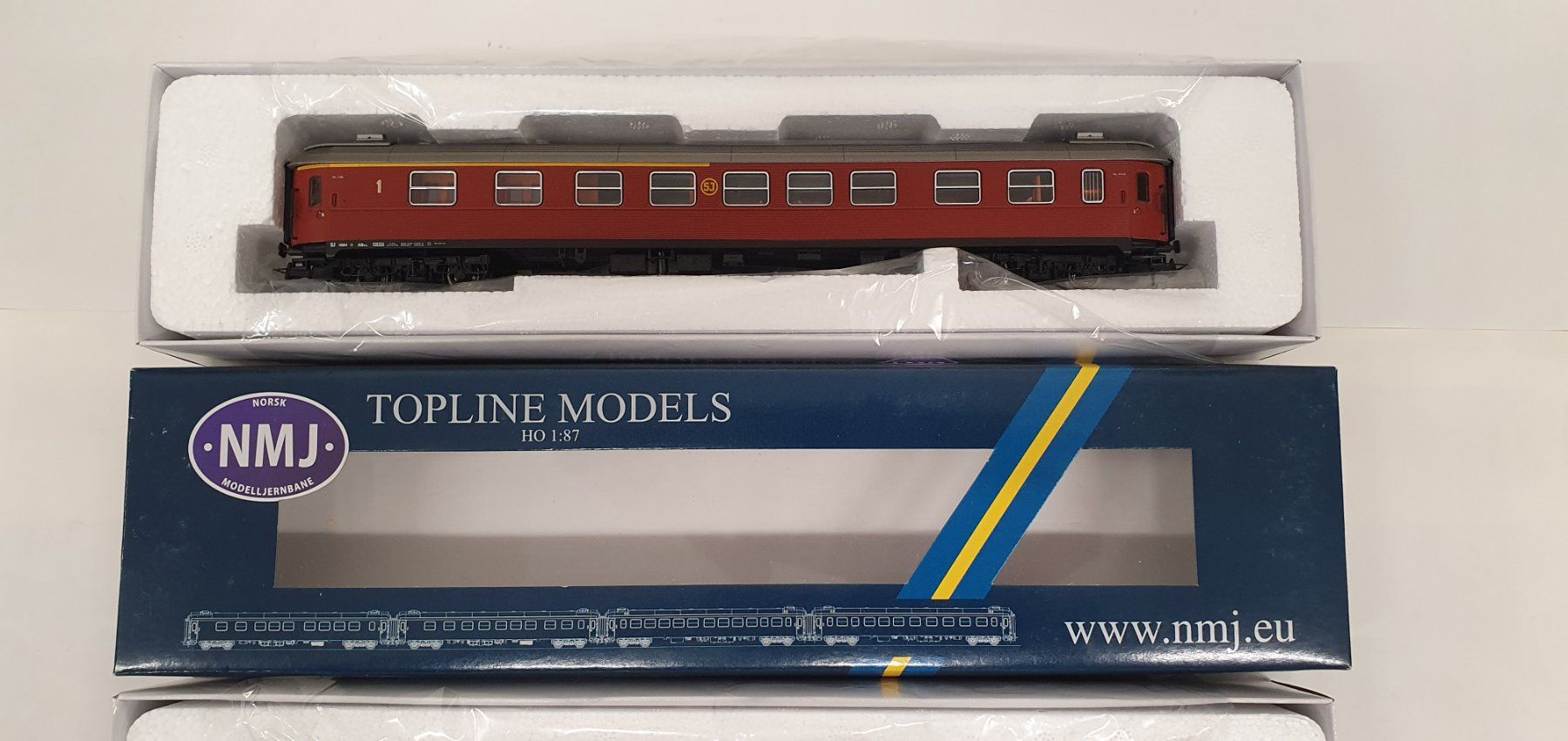 Modellini di ferrovie: NMJ 203.002 & 205.004  SJ AB3 & B5, Ep.IV – Nuovo e nell'imballaggio originale da Würenlos venduto da jub_nd5j 2