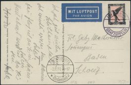 1930 - Zeppelin - Kurzfahrt in die Schweiz