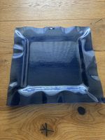 Leonardo Glastelker blau Neuwertig 34x34cm