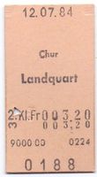 Billette Chur - Landquart