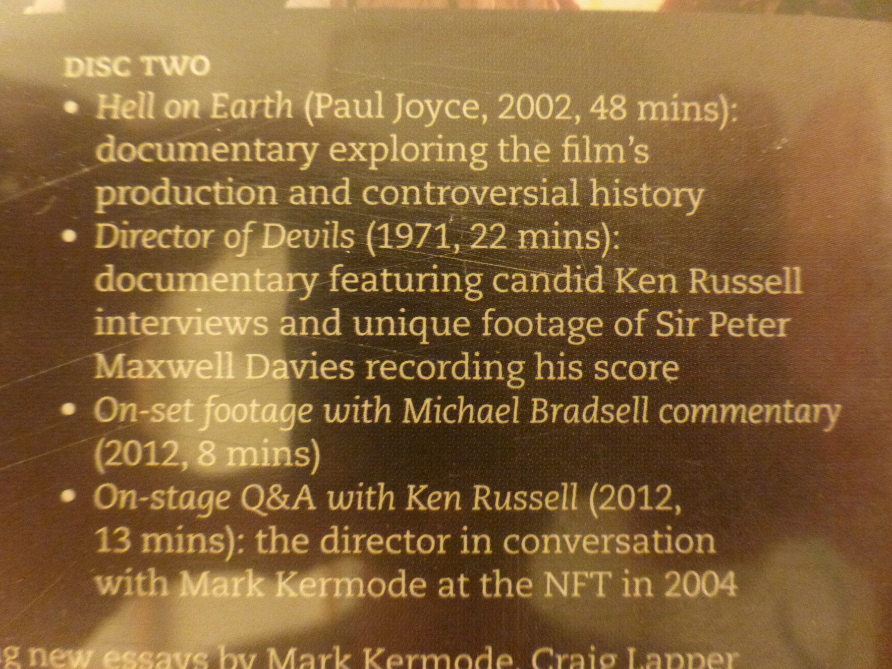 Tutti i DVDs: The Devils Ken Russel DVD – Usato da Zumikon venduto da psisound 4