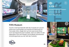 FIFA Museum Zürich Gutschein 2 für 1 Eintritt
