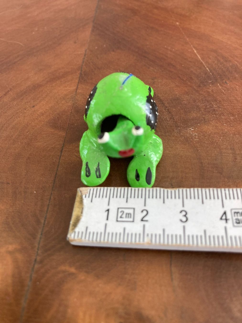 Statuette: Tierfigur  Schildkröte Turtle  Holz mit beweglichem Kopf – Usato da Subingen venduto da ArtBead 8