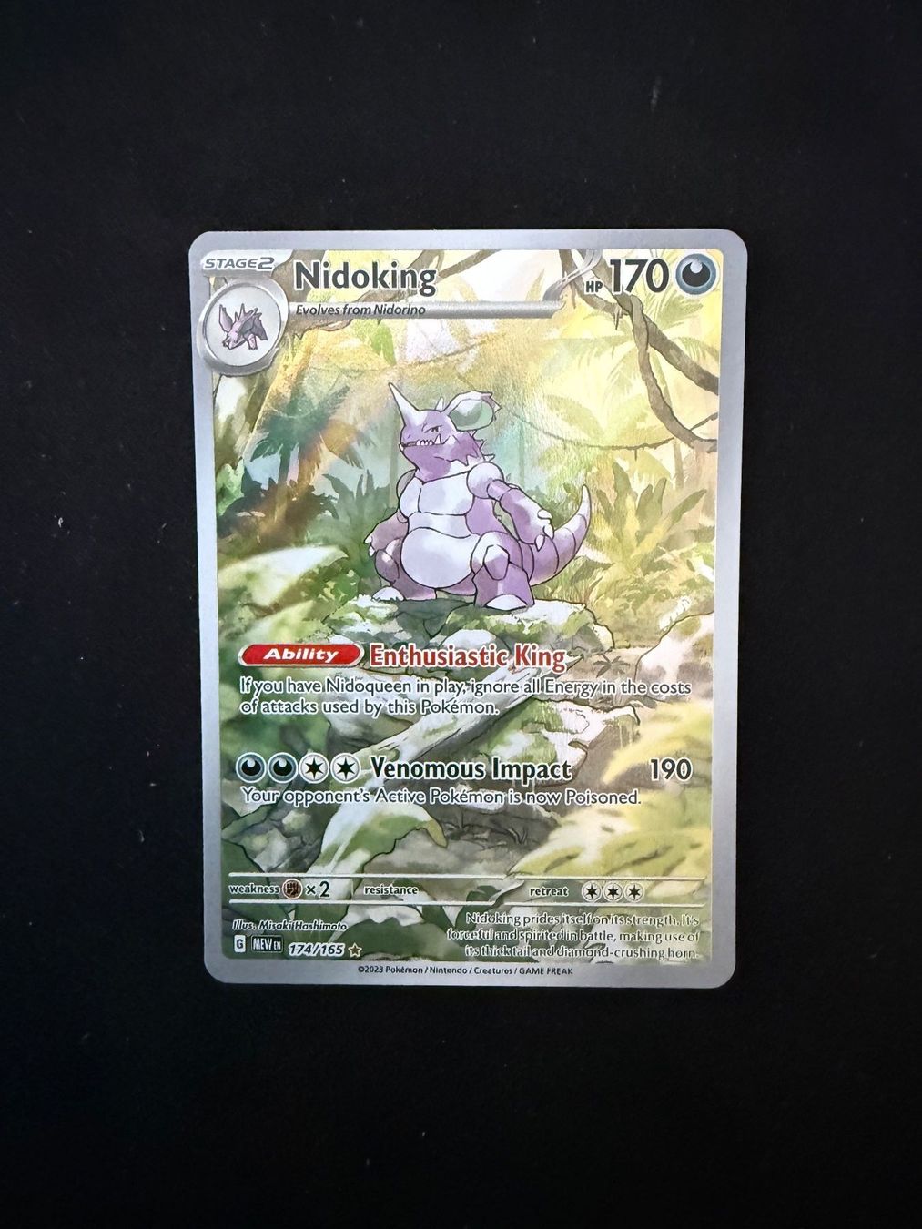 Pokémon Carte collezionabili: Pokemon Nidoking 174/165 EN 151 – Usato da Buchs SG venduto da Rheintalseller