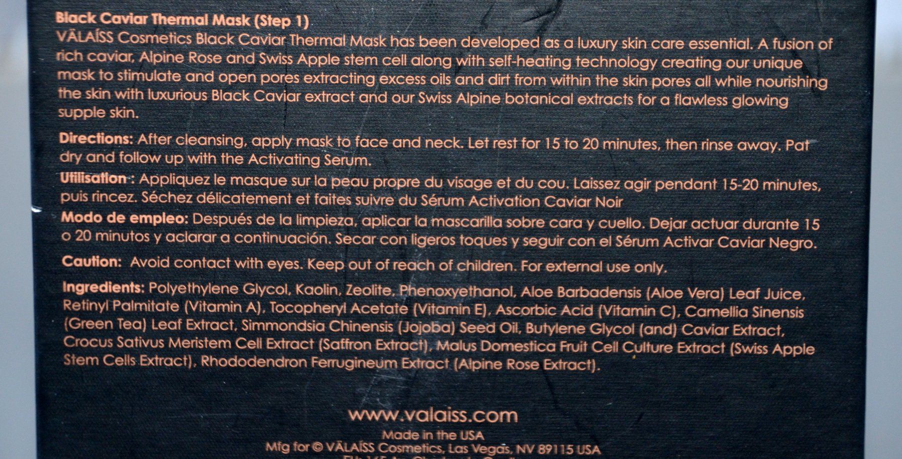 Cura del viso: Black Caviar Thermal Mask – Nuovo (secondo la descrizione) da Collonges venduto da Auganien 4