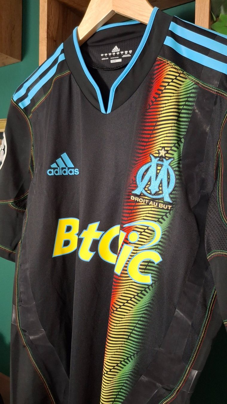 Adidas Canottiere & Pantaloni: OM maillot techfit 2011 player issue – Usato da Yverdon-les-Bains venduto da flo_8fgr 1
