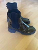 schwarze Lackboots von Steve Madden „Hutch“ Grösse 39