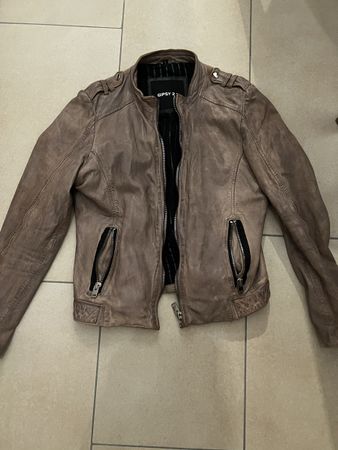 Gipsy Lederjacke, hellbraun, Grösse M/L, Top Zustand!