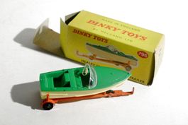 DINKY TOYS 796 Healey Sports Boat on Trailer in orig. Box