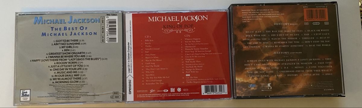 CD: Michael Jackson CD Konvolut 3 Stk – Nuovo (secondo la descrizione) da Allschwil venduto da Deal_Tiger99 1