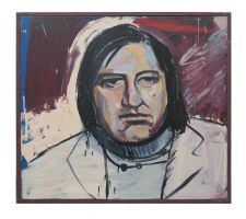 Niklaus Hasenböhler, Acril, sign. N.H. 1975, 105 X 117 cm,