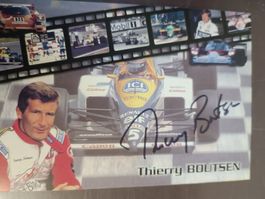Thierry Boutsen - handsigniert - Motorsport