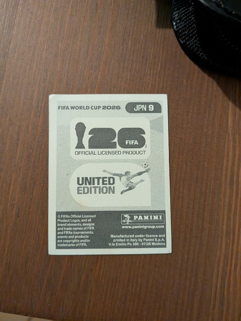 Panini Cartes à collectionner: Panini Bild JPN 9 – D'occasion à Eschenbach SG par SanFranciscoCalifornia 1
