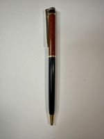 Stylo à bille Colibri USA en acier, noir et marbré
