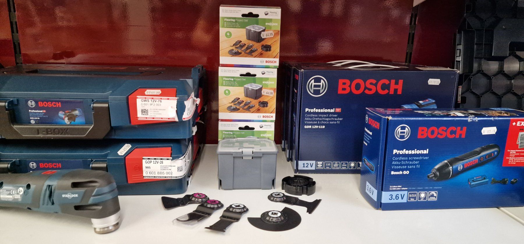Bosch Tutti gli attrezzi: Bosch Starlock Boden Projekt Set – Nuovo e nell'imballaggio originale da Koppigen venduto da Bracher_Mail-House 2