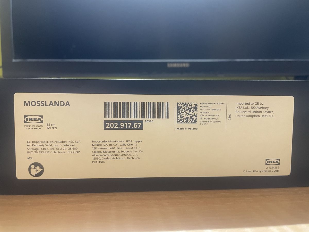 Ikea Scaffali: IKEA MOSSLANDA Bilderleiste 55 cm – Nuovo (secondo la descrizione) da Bürchen venduto da UeliMueli84 4