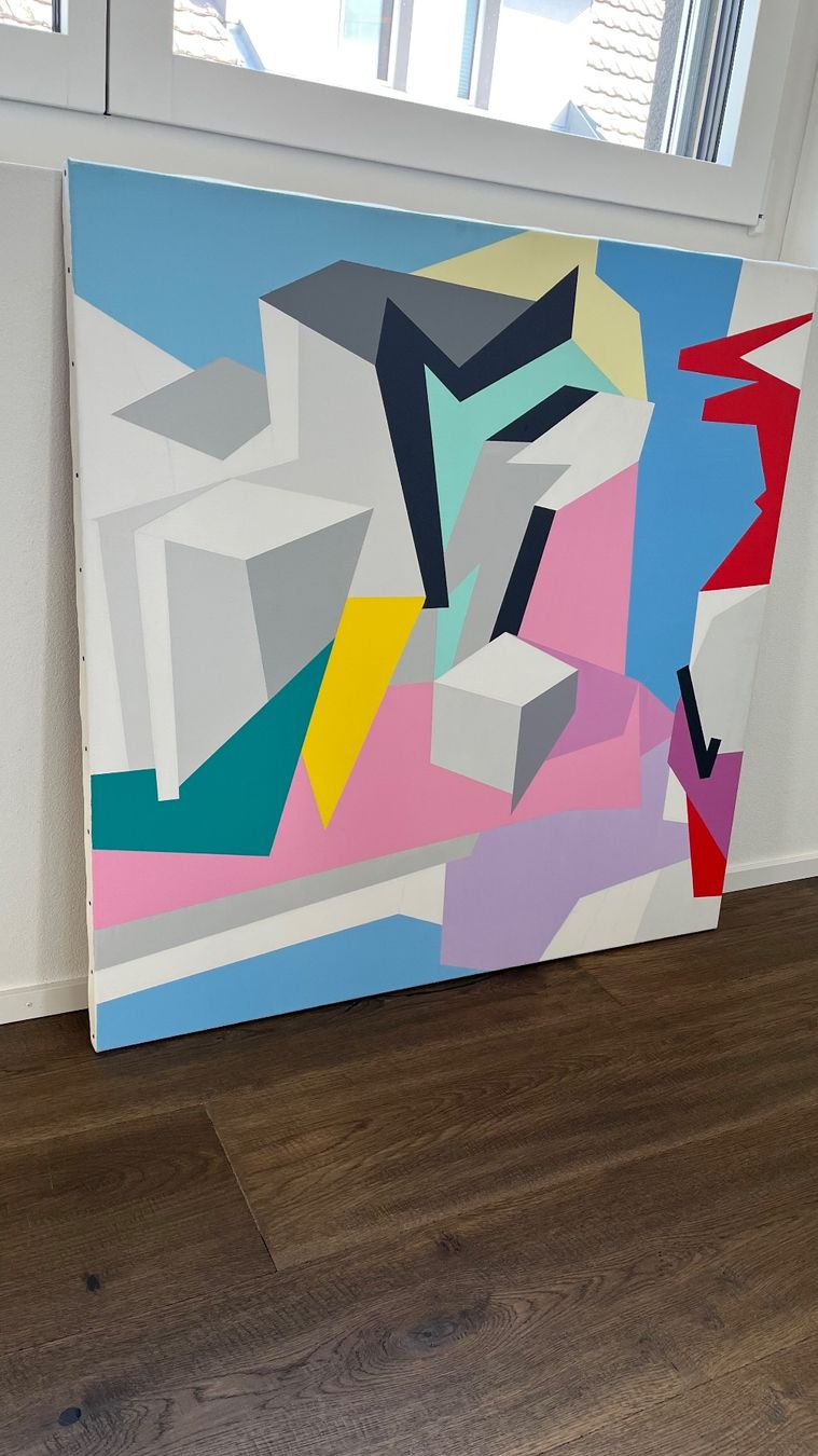 Dipinti: Original Gemälde von Willi Behrndt / grossformatig / Acryl – Usato da Zofingen venduto da Klavier777 1