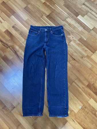 Dark blue baggy jeans
