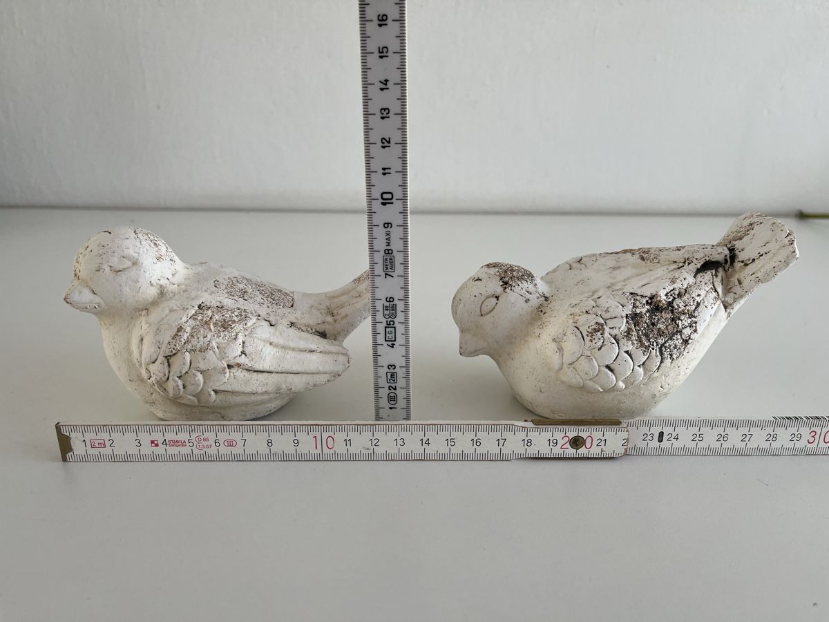 Figuren: 2 Vögel / Terracotta / Shabby Chic – Gebraucht aus Wetzikon ZH von seli03 9