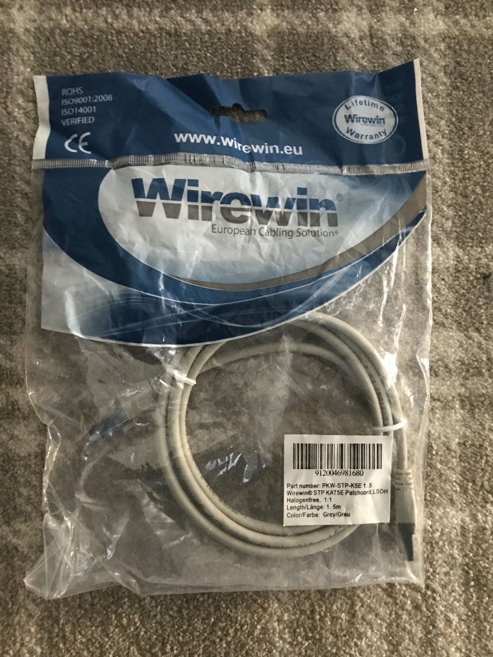 Cavi: Neues Ethernetkabel Kabel Ethernet – Nuovo e nell'imballaggio originale da Oetwil am See venduto da danielng718