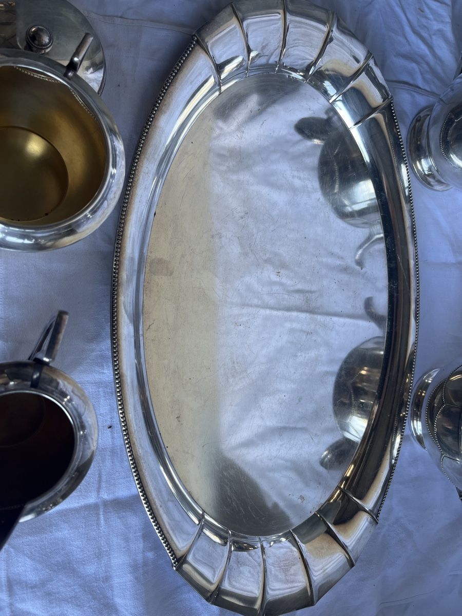 WMF Geschirrsets: WMF Teeservice versilbert 4-teilig mit Tablett gebraucht – Gebraucht aus Brienz BE von hey_z9vg 3