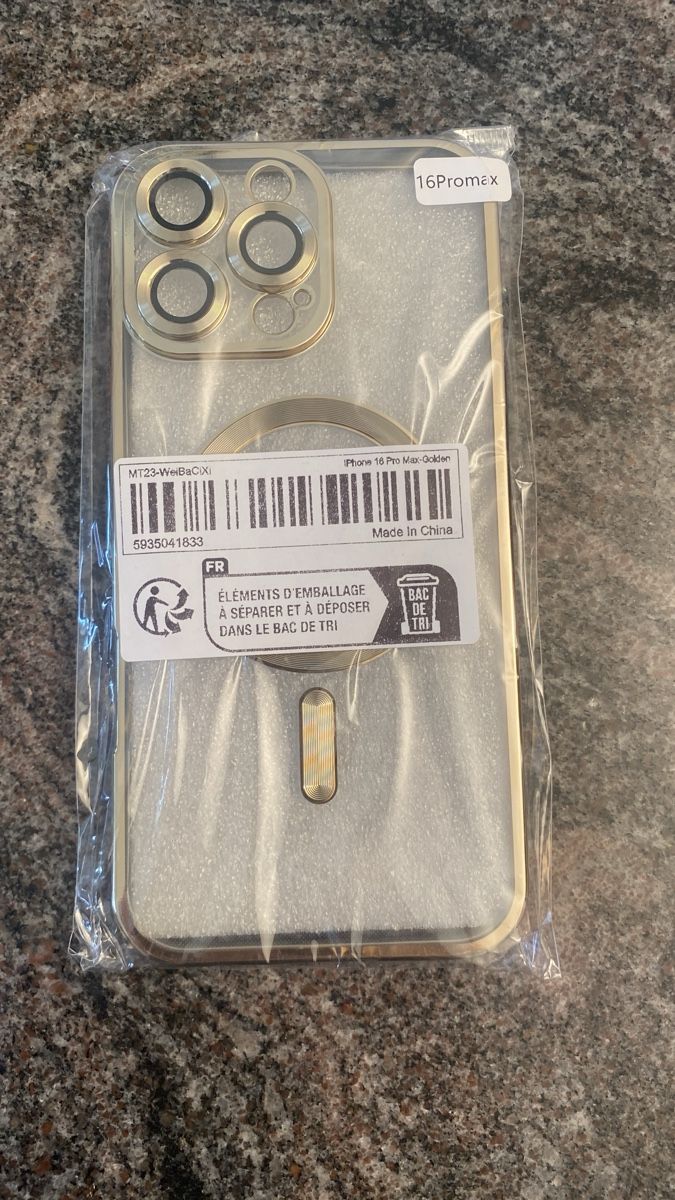 Sonstiges Zubehör: iPhone 16 Pro Max Hülle, Goldrand, Neu, Originalverpackt! – Neu und originalverpackt aus luzern von bar_5gtr