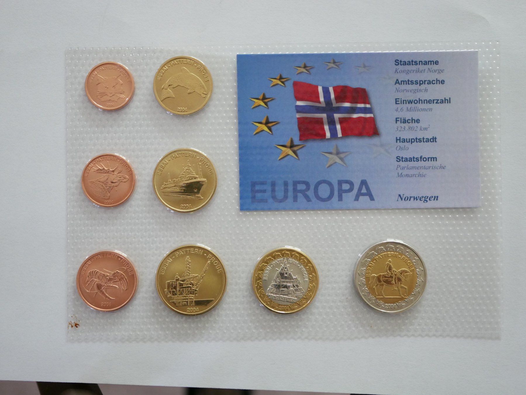 Alle Münzen: Euro Probe Norwegen 2004 ***TOP*** – Neu und originalverpackt aus Kreuzlingen von Samson01
