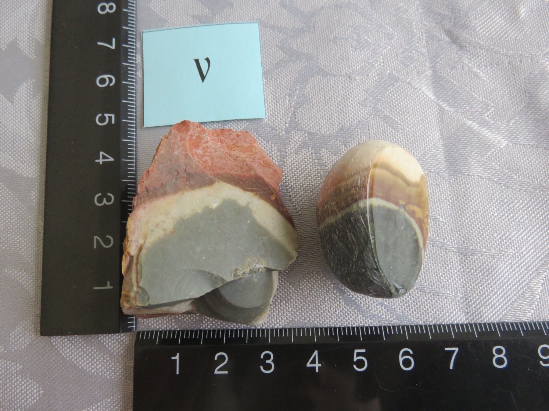 Minéraux & Lithothérapie: polychromer Jaspis geschliffen und roh – Neuf (Voir description) à Rümlang par baselsale1