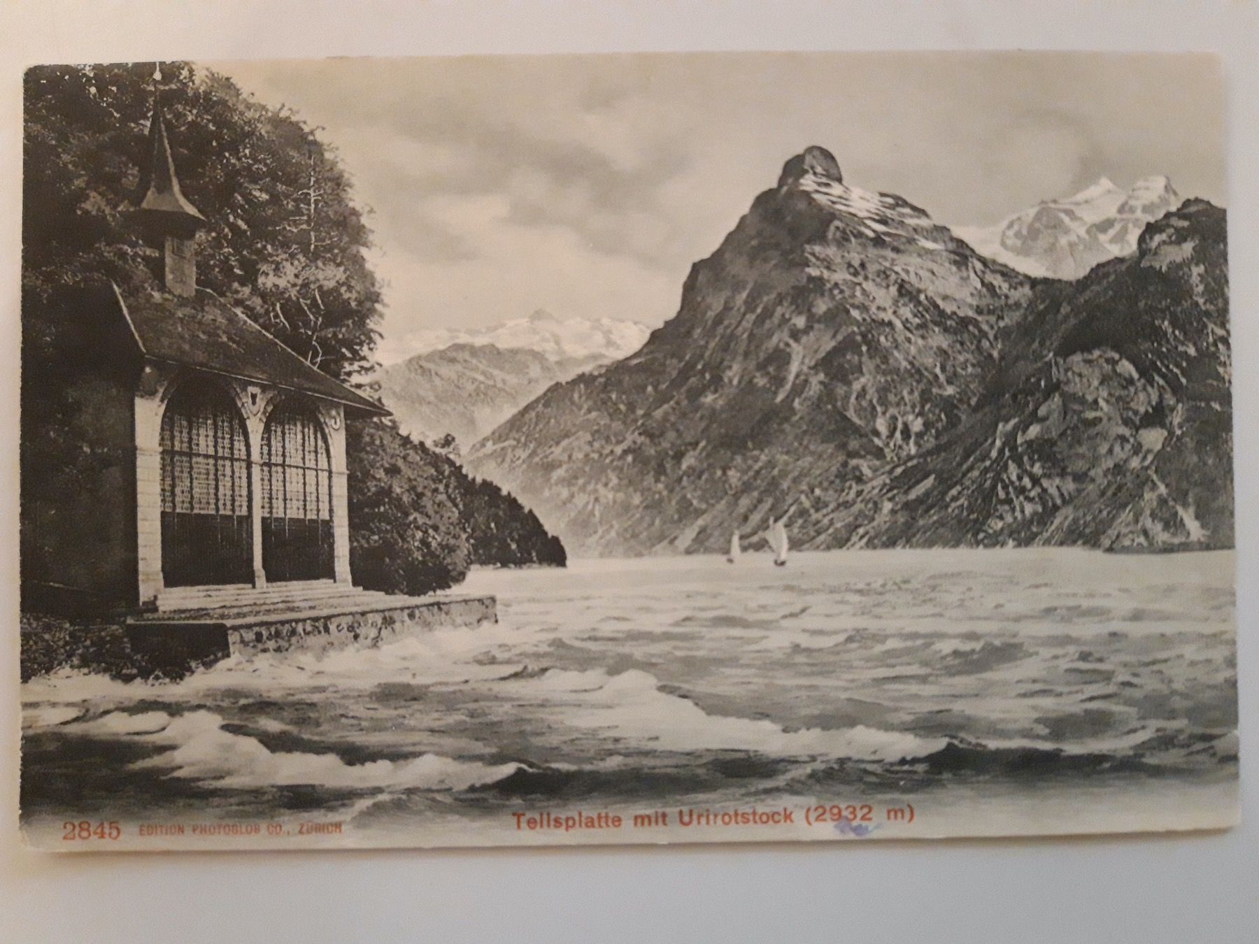 Cartoline postali: Tellsplatte mit Urirotstock – Usato da Sargans venduto da nicsam1815