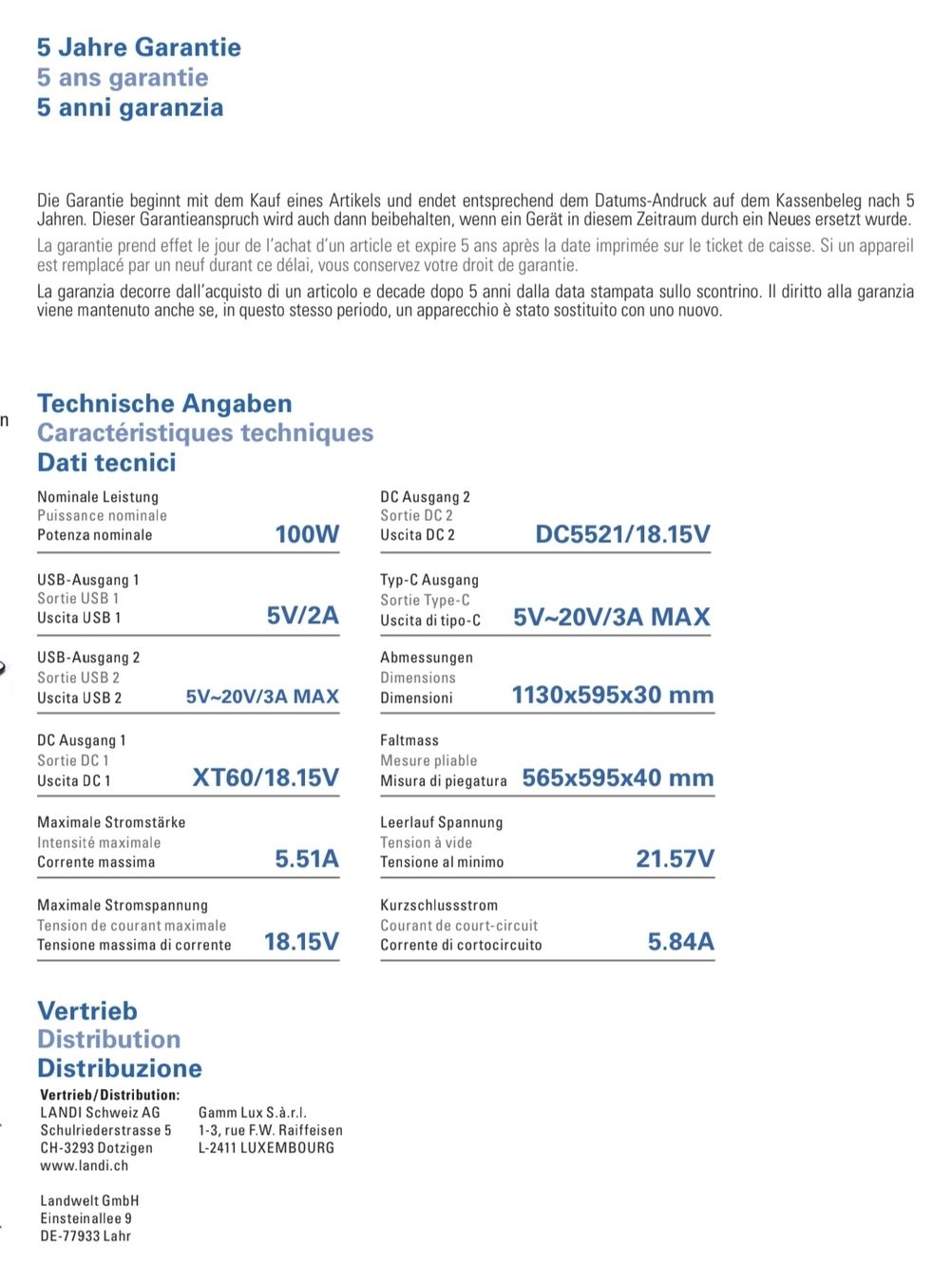 Solargeräte und Solarprodukte: Solar Panele Faltbar 100 Watt – Neu und originalverpackt aus Niederhelfenschwil von SwissQuack 4
