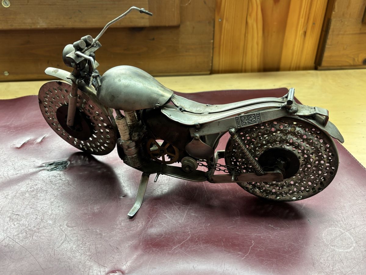 Alle Dekorationen: Deko Motorrad aus Metall – Gebraucht aus Latterbach von Bbutz98 3