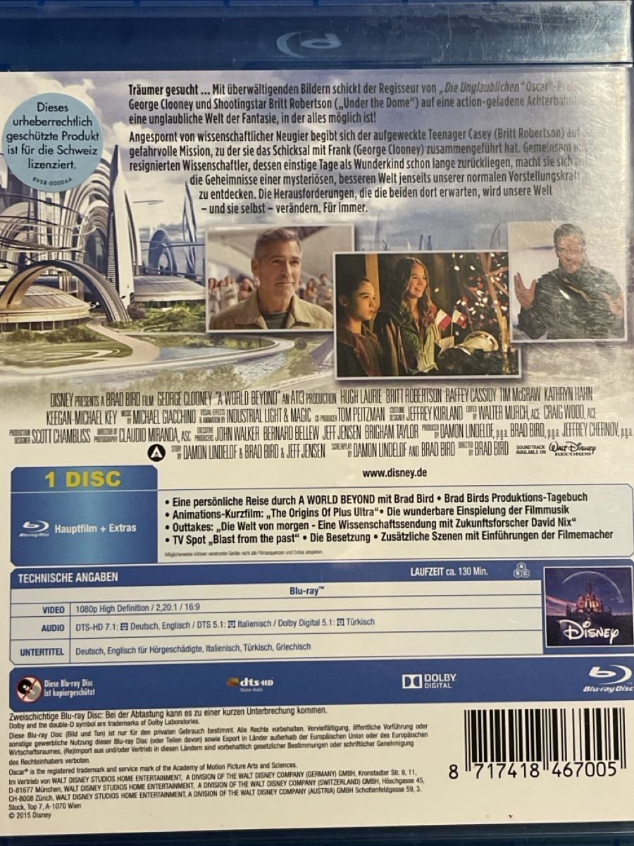 Tous les DVDs: A World Beyond (2015) – D'occasion à Waldenburg par Gonzo8 1