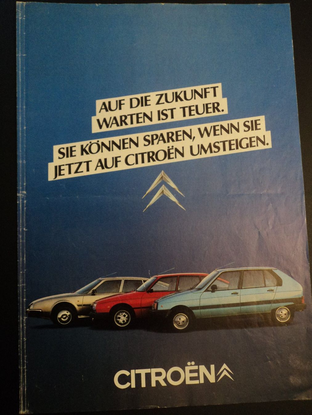 Citroën Documenti: Prospekt Citroen Programm 1982/83 2CV Visa GSA CX – Usato da Schwarzenburg venduto da modelCARama 1