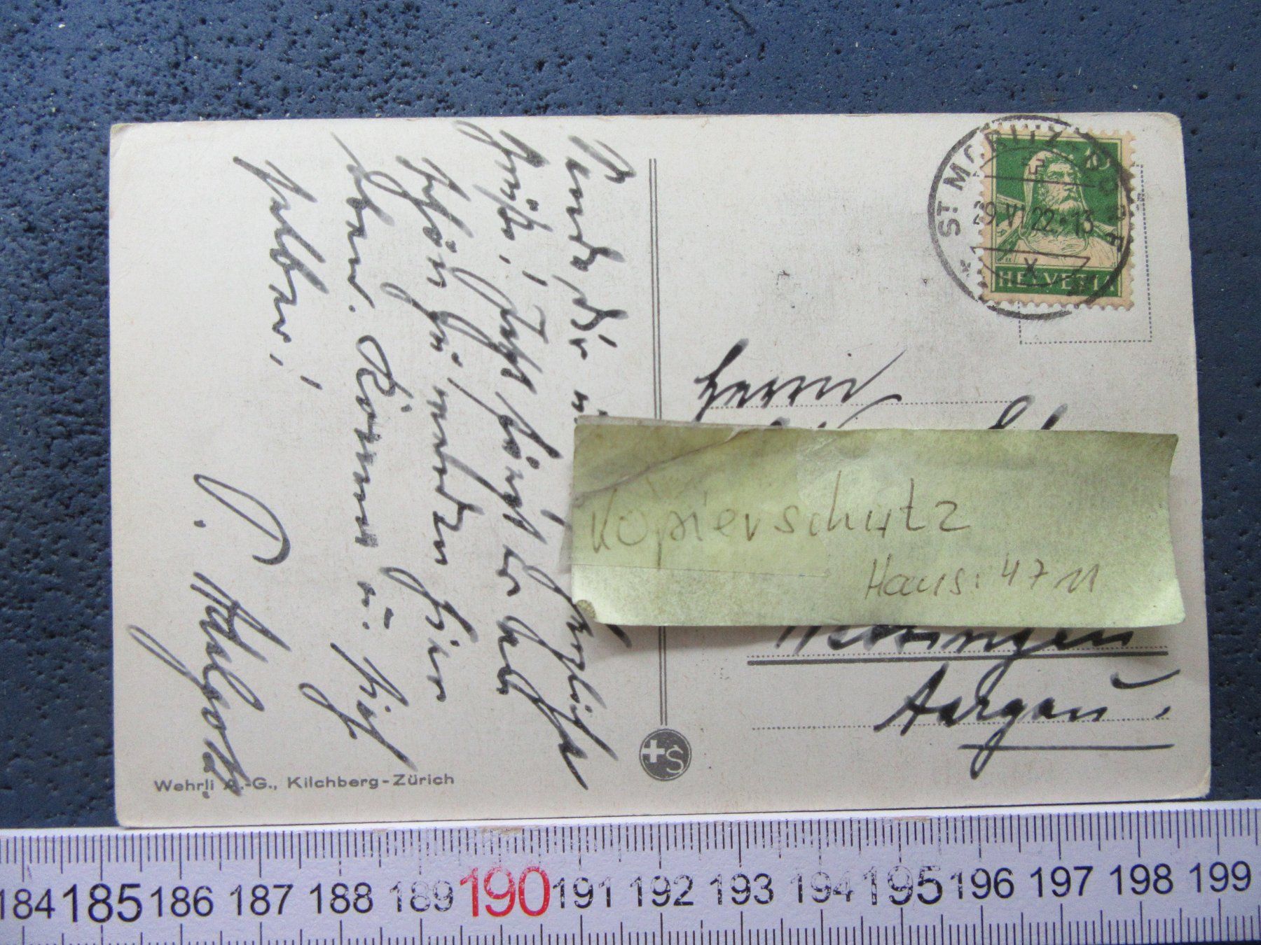 Cartoline postali: MURMELTIERE VOR DEM BAU 1922 – Usato da Ettingen venduto da Hausi4711 1