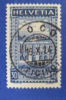 30 Rp.'Weltpostverein'1924 Nr.168 - Top-Vollstempel  LOCO TI