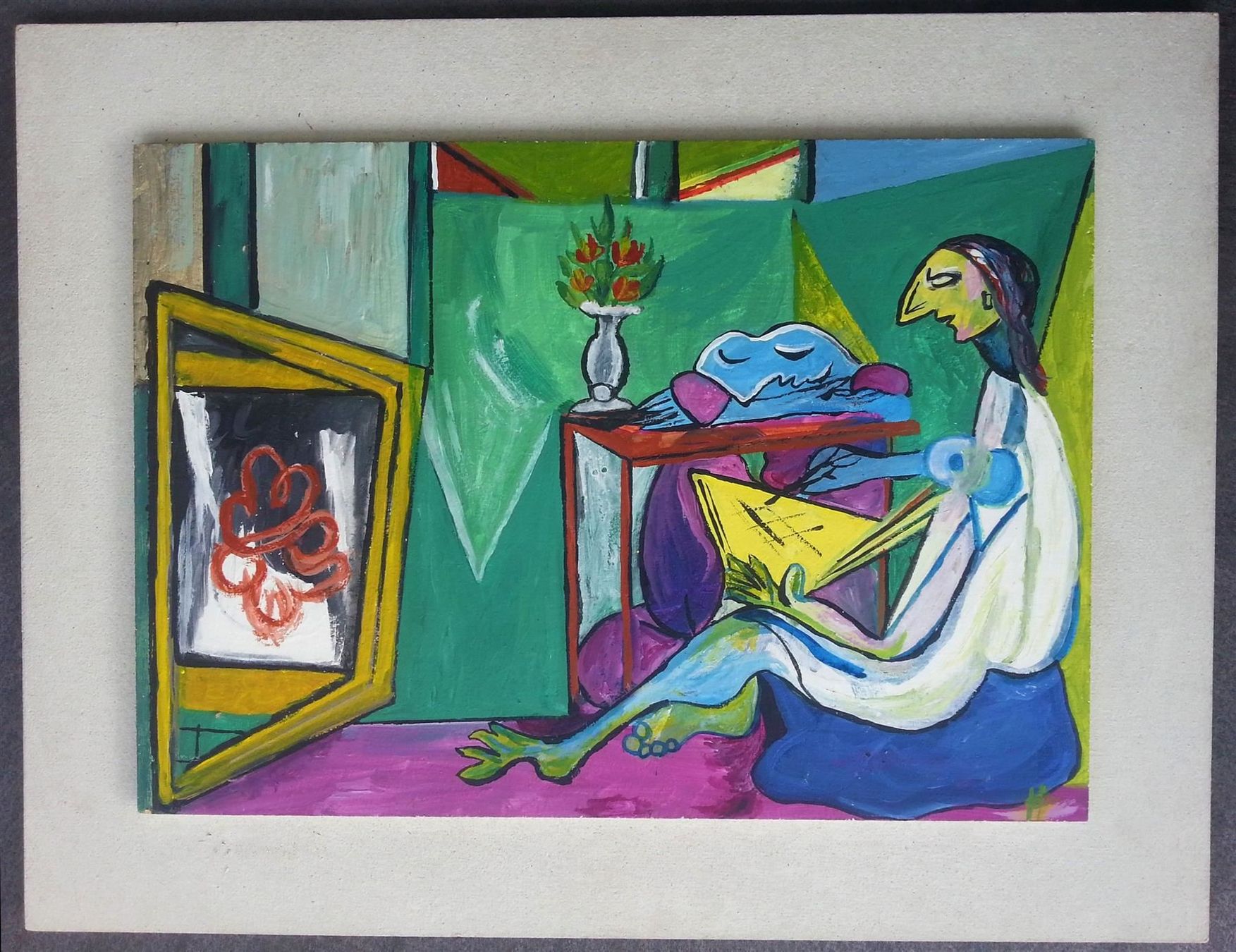 Dipinti: Ölgemälde NACH Picasso, 65x50 cm – Usato da Oberriet SG venduto da ganesh435