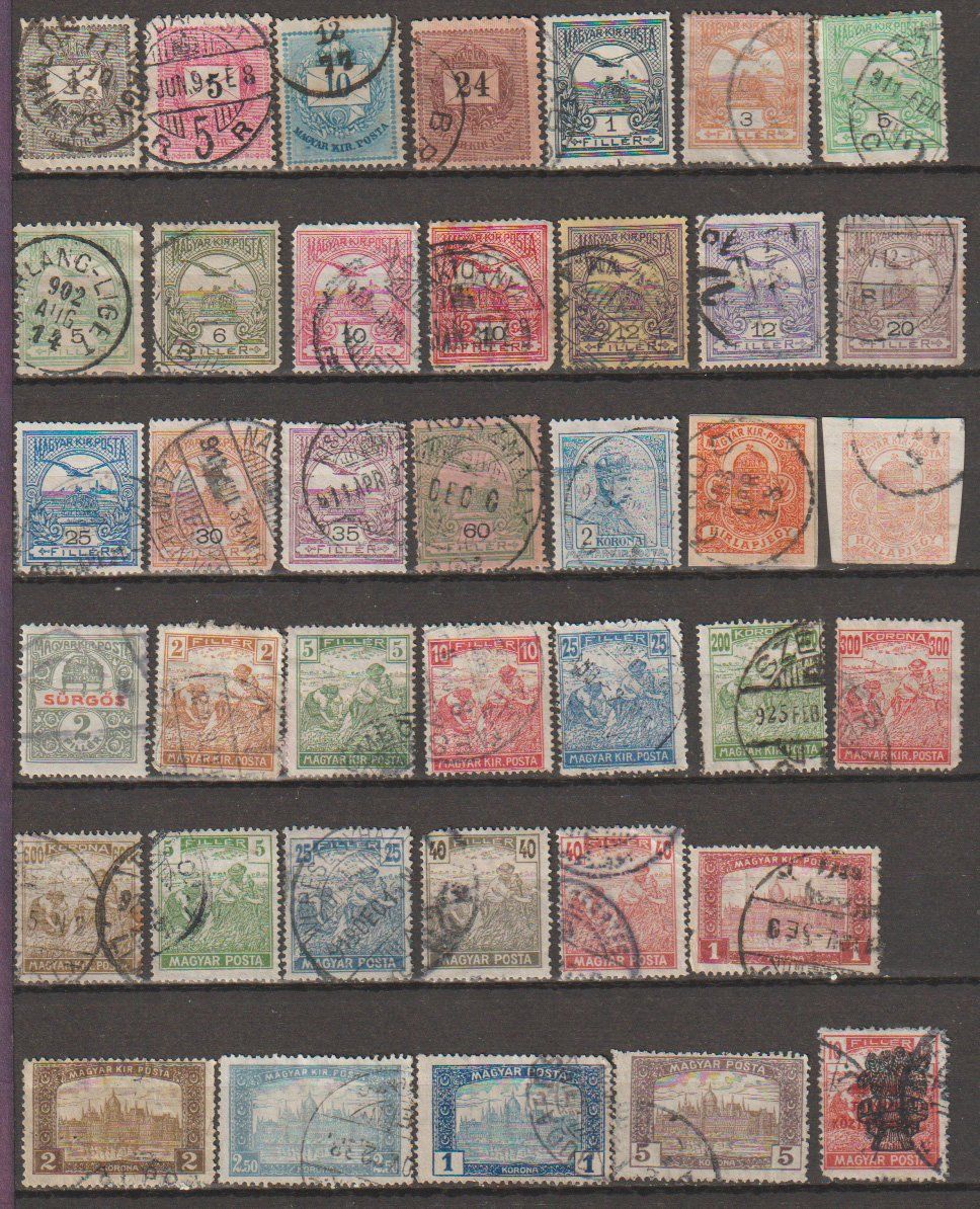 Alle Briefmarken: Hongrie poste occasion oblitérés – Gebraucht aus Crans-Montana von kira56