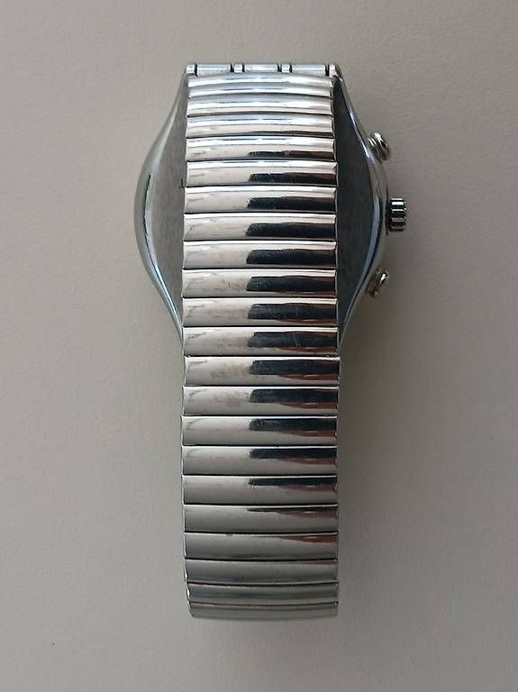 Orologi: Swatch Chrono Edelstahl mit Datumsanzeige – Usato da Escholzmatt venduto da sus_9vvb 1