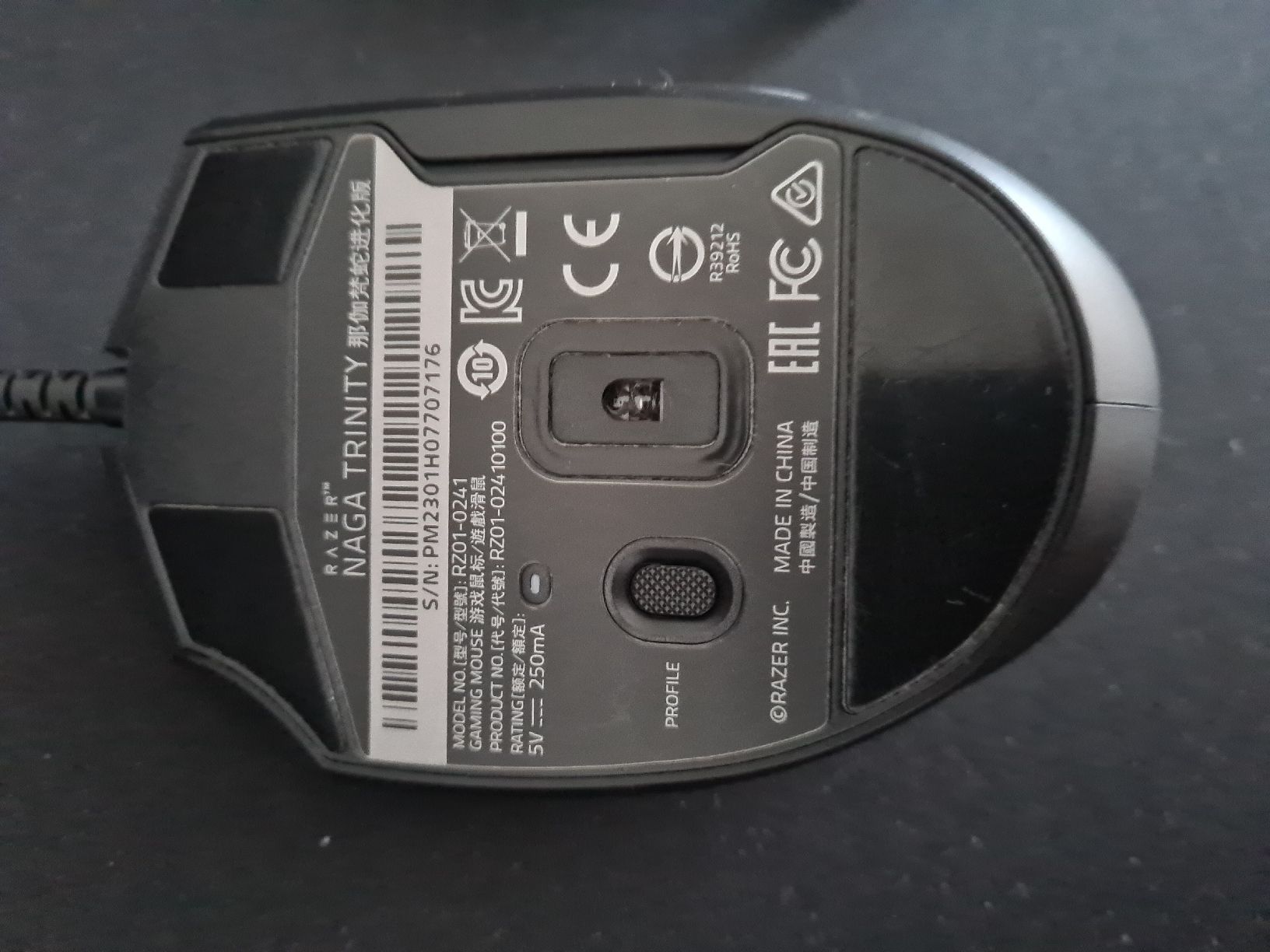 Razer Souris: Razer Naga Trinity  – D'occasion à Avenches par cla_v82j 2