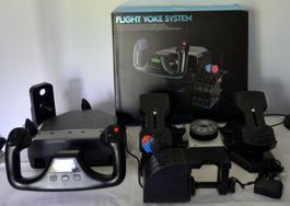 Logitech G Saitek Pro Flight Yoke System /  Rudder Pedals