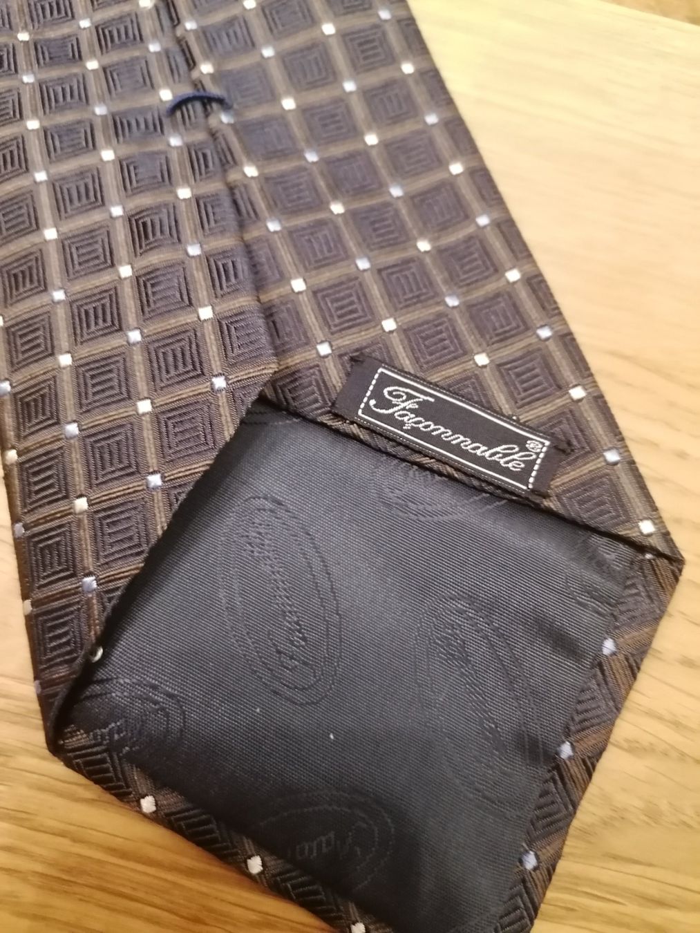 Cravatte: Faconnable Krawatte 100% Seide - Nr.250 – Usato da Basel venduto da vintagecollector 2