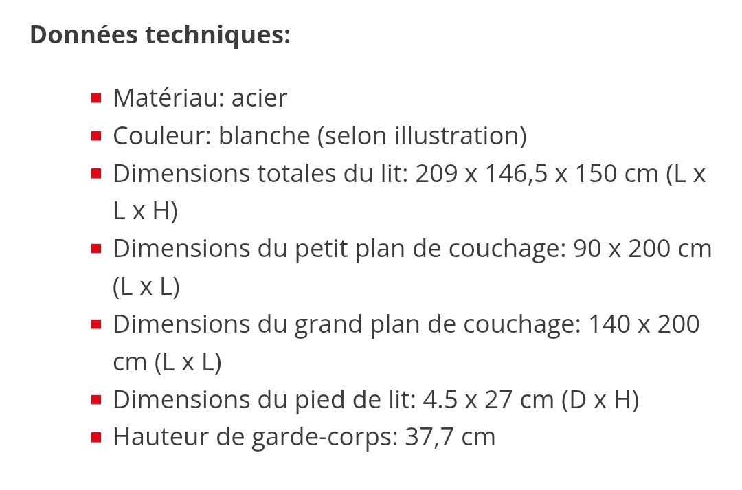 Gonser Lits: lit à étage 3 places – D'occasion à Dully par fam_n78c 4